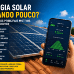 Sua energia solar está gerando pouco? Descubra os principais motivos, como identificar falhas no sistema e quando procurar manutenção especializada.