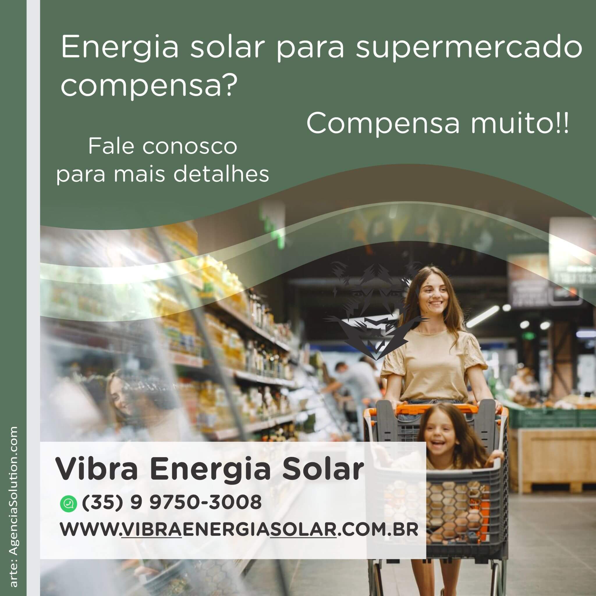 Energia solar para supermercado compensa? Entenda por que sim!