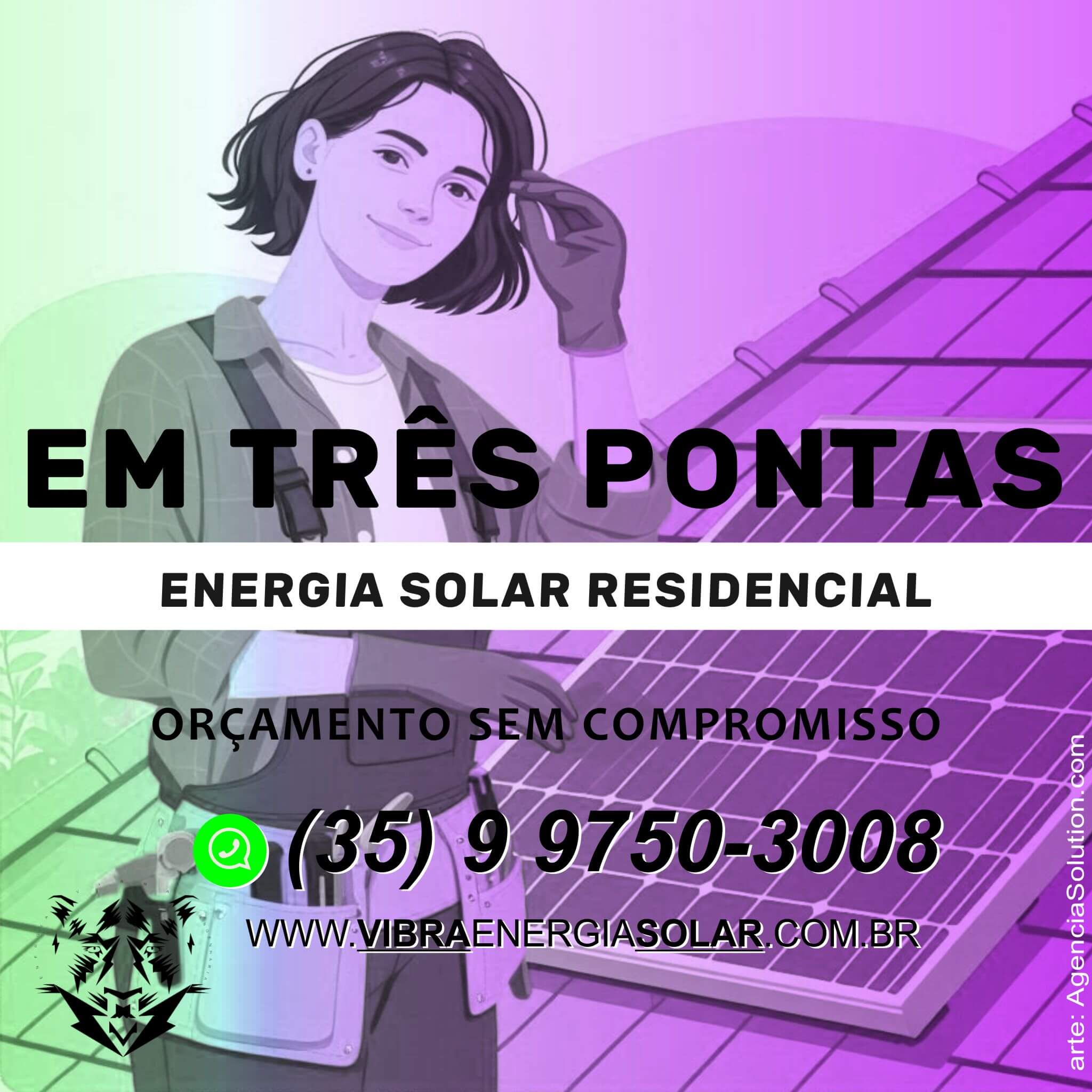 Instalação de Energia Solar Residencial em Três Pontas: Escolha a Vibra Energia Solar